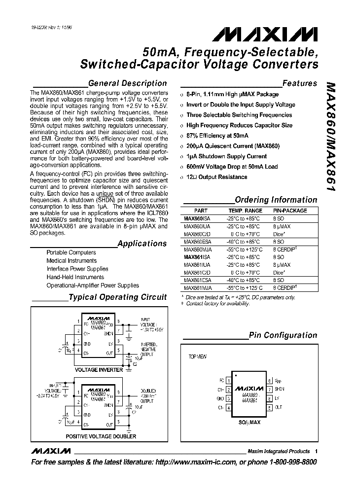 MAX860_30250.PDF Datasheet