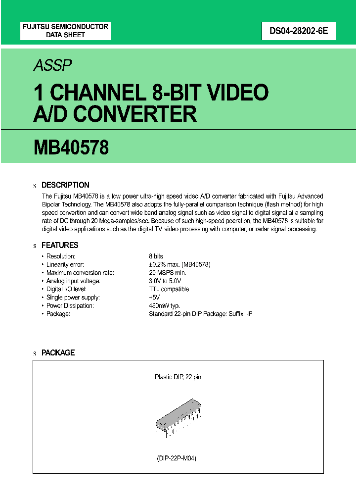 MB40578_82327.PDF Datasheet