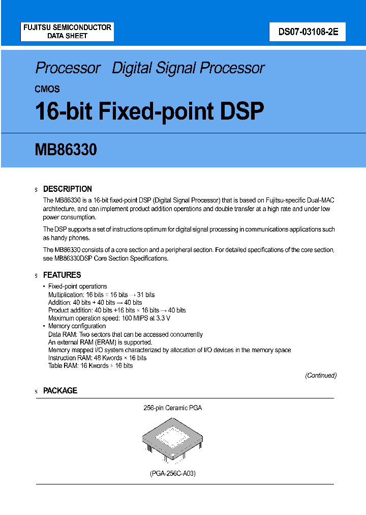 MB86330_37858.PDF Datasheet