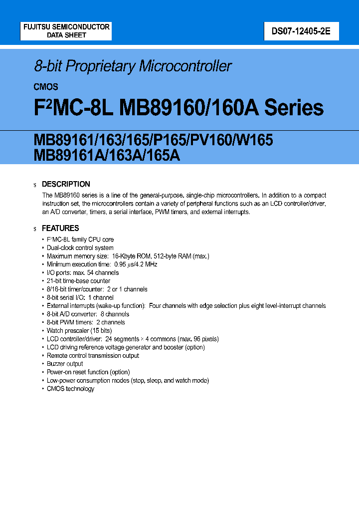 MB89161_155696.PDF Datasheet