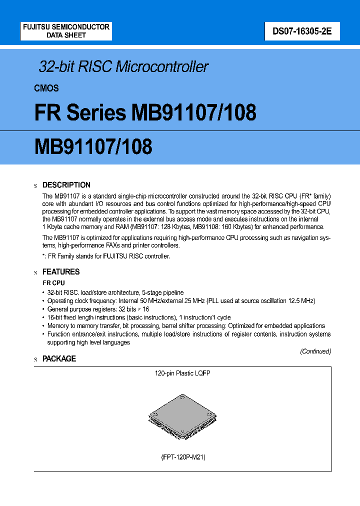 MB91107_27688.PDF Datasheet