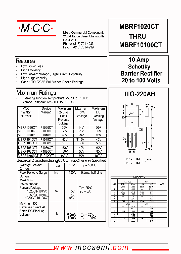 MBRF1080CT_161718.PDF Datasheet