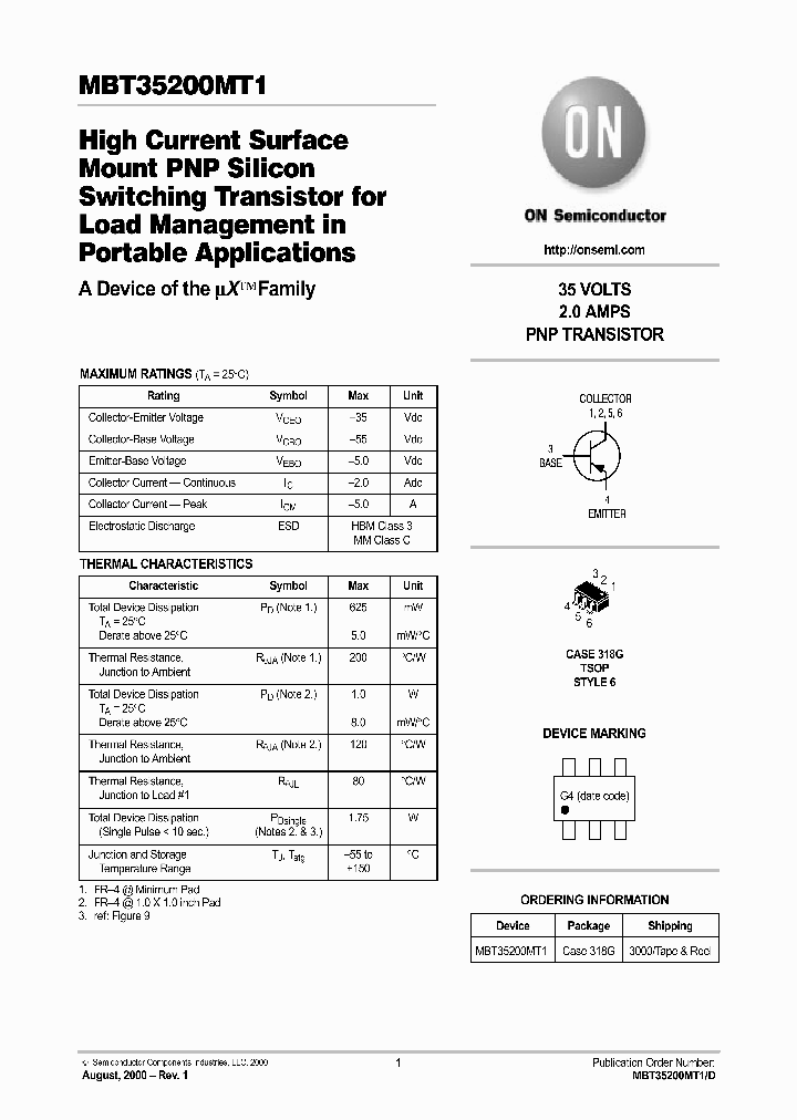 MBT35200_177626.PDF Datasheet