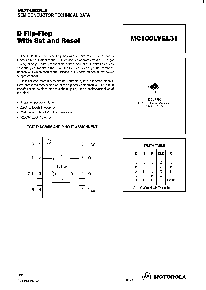 MC100LVEL31_84919.PDF Datasheet