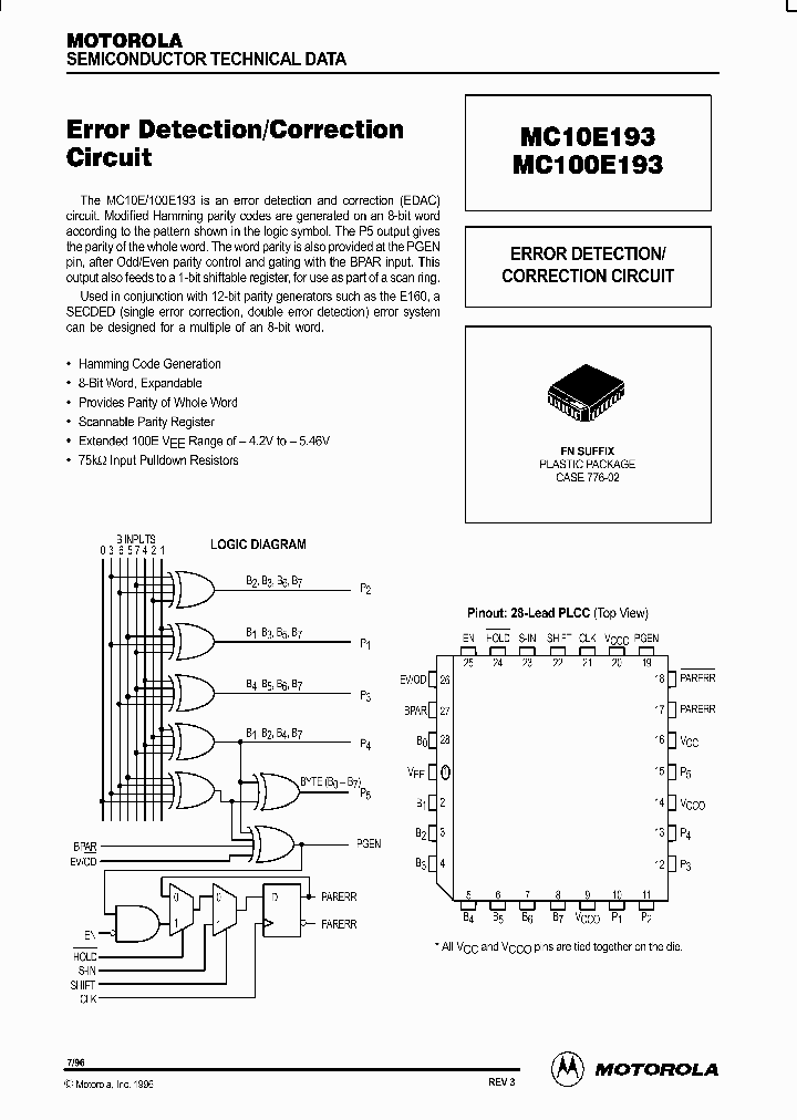 MC10E193_88355.PDF Datasheet