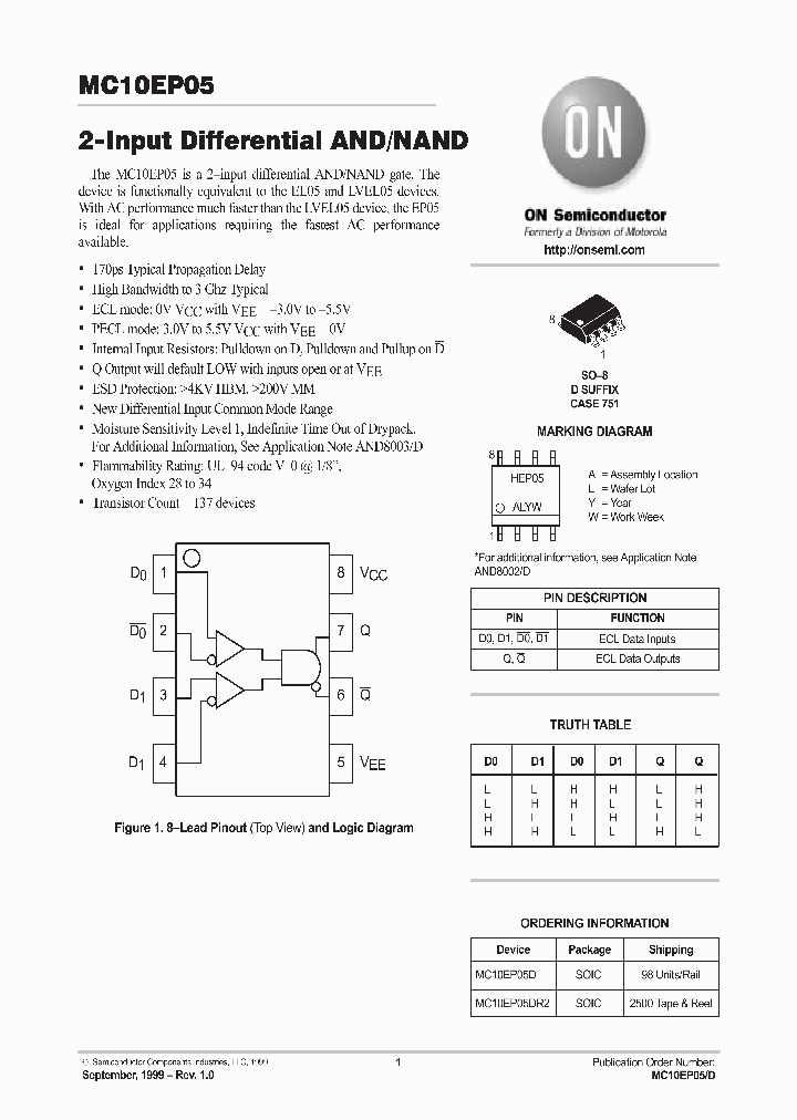MC10EP05_83852.PDF Datasheet