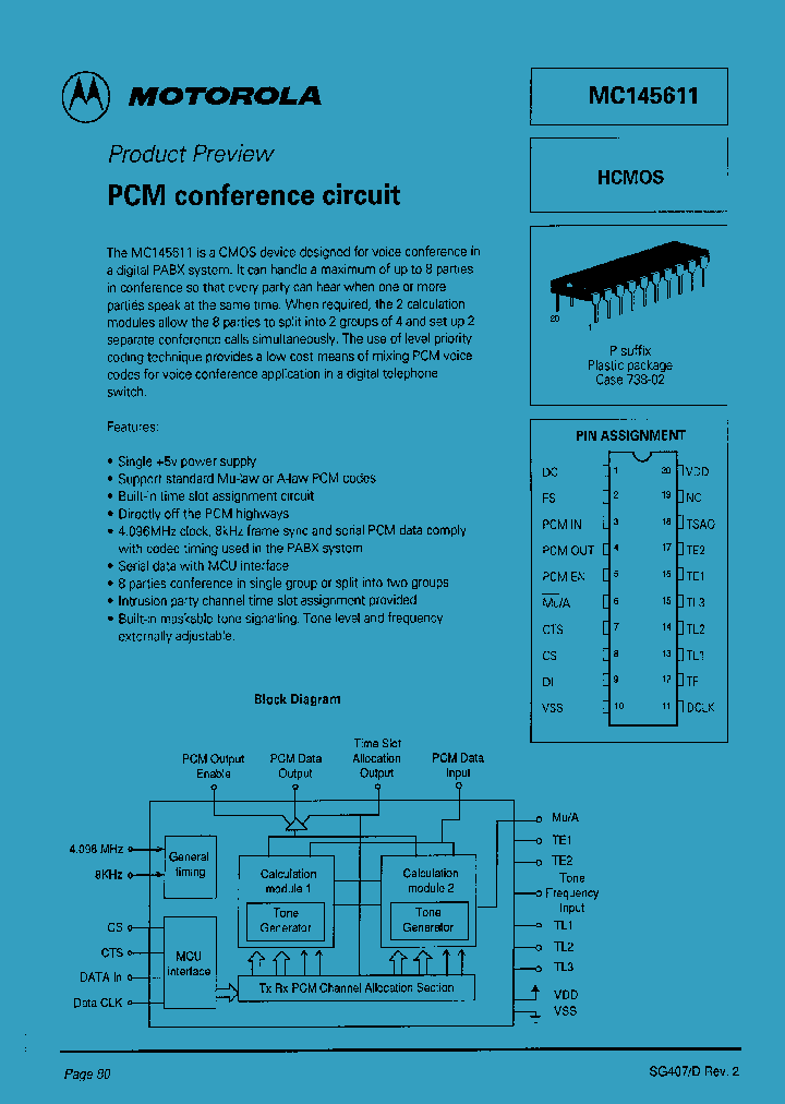 MC145611P_187067.PDF Datasheet