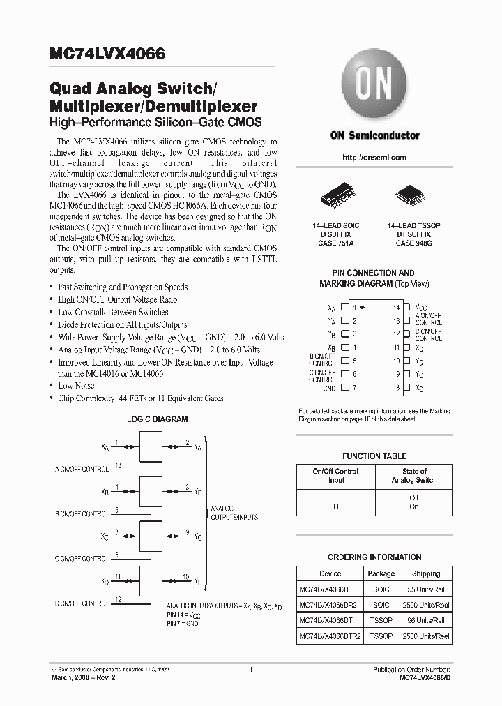 MC74LVX4066_47285.PDF Datasheet