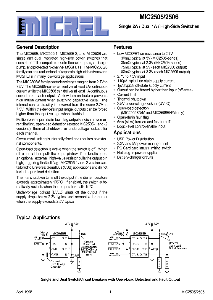 MIC2505_31490.PDF Datasheet