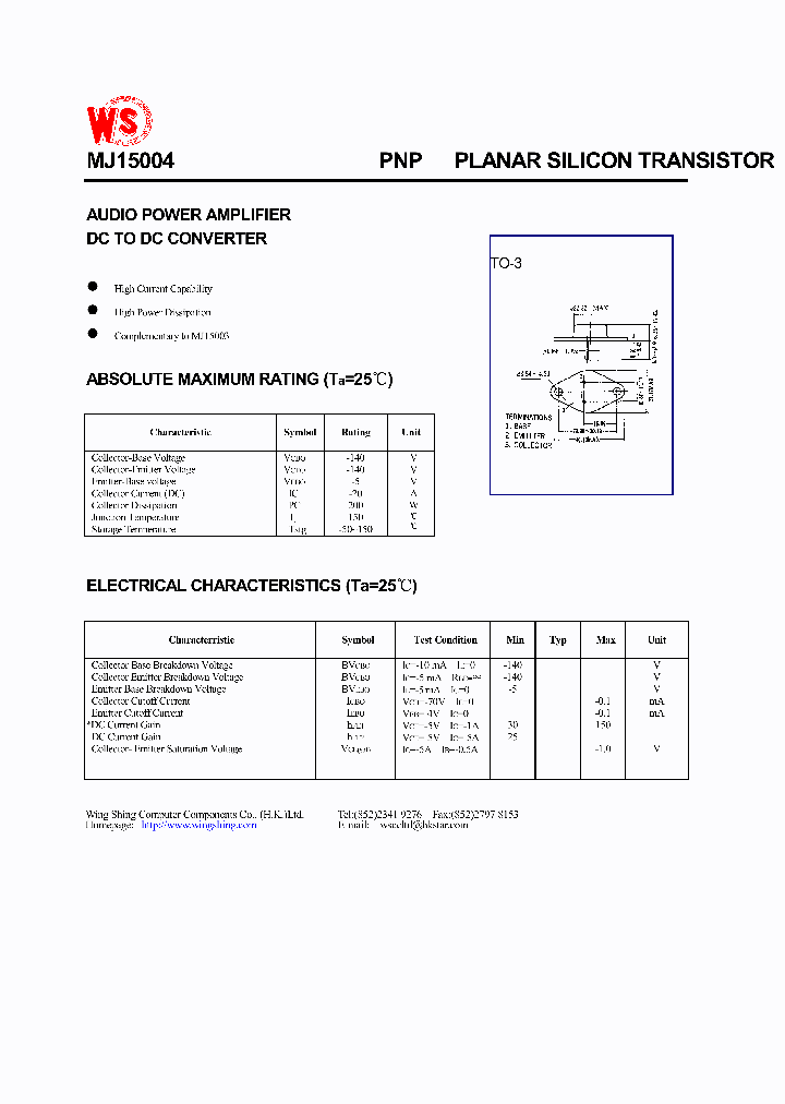 MJ15004_99481.PDF Datasheet
