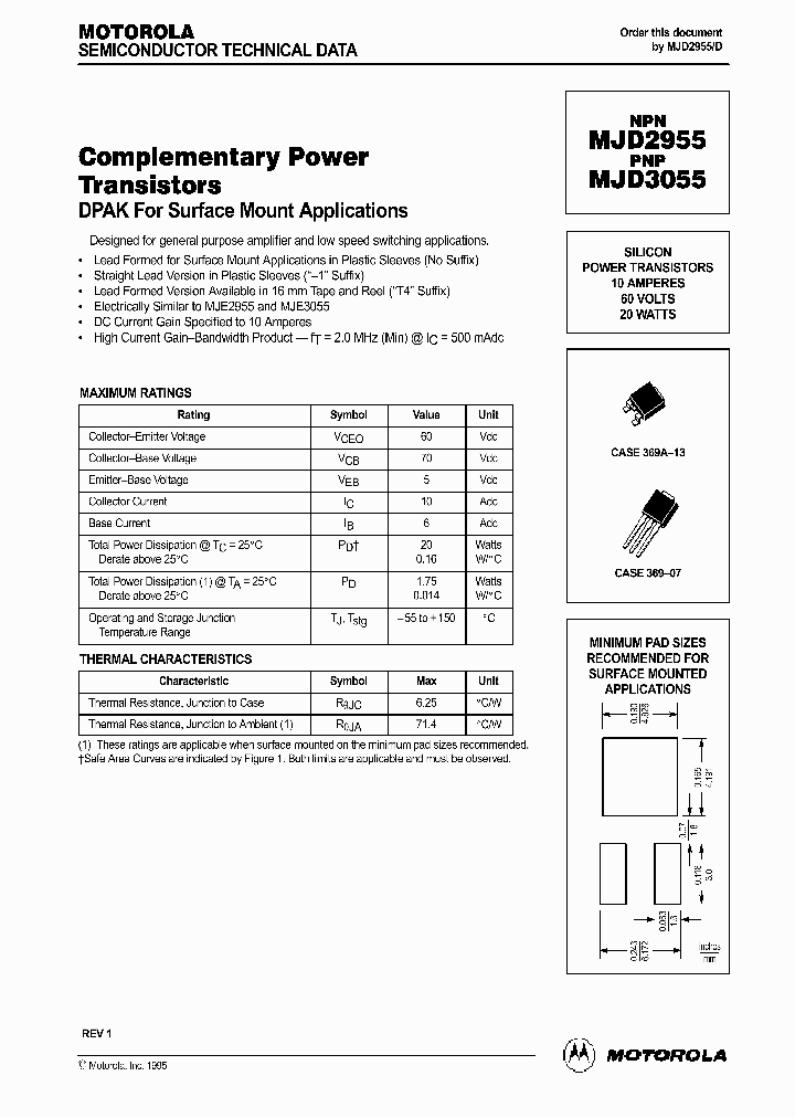 MJD3055-1_133600.PDF Datasheet