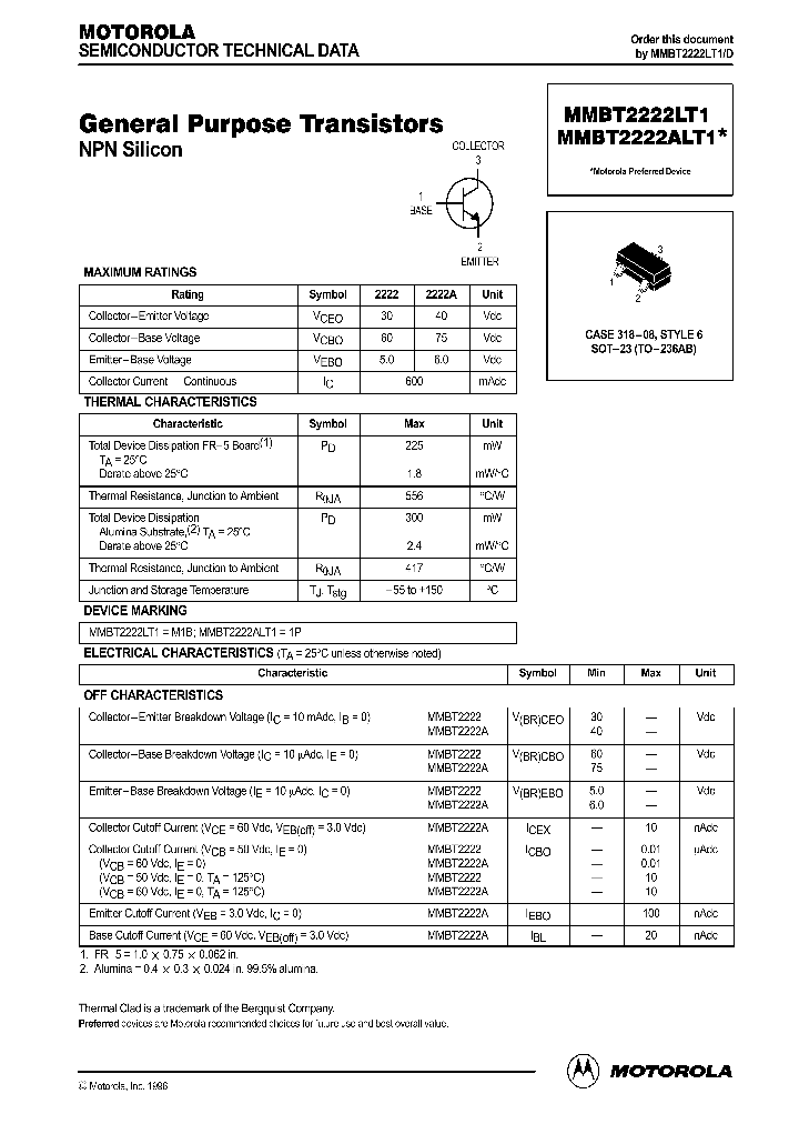 MMBT2222ALT1_136751.PDF Datasheet