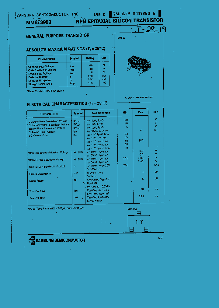 MMBT3903_118245.PDF Datasheet