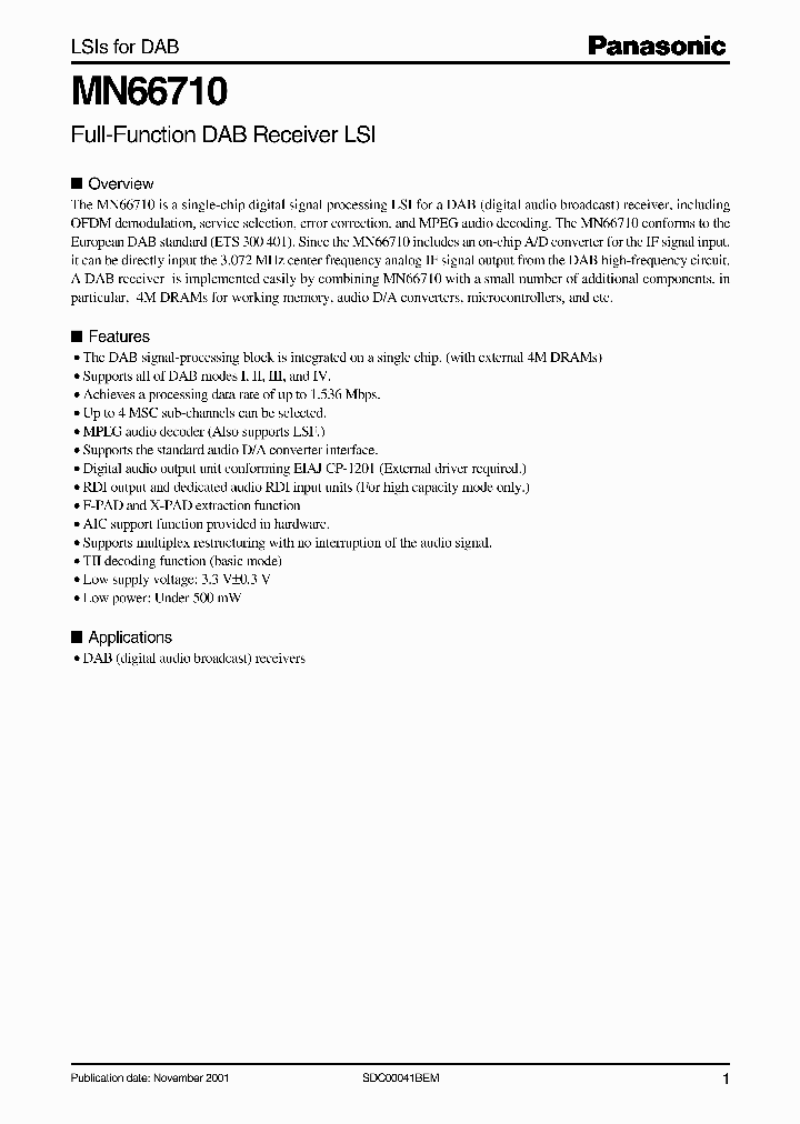MN66710_11829.PDF Datasheet