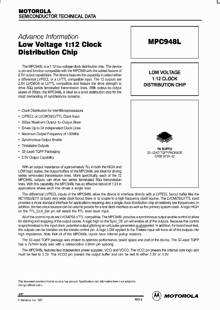 MPC948L_81153.PDF Datasheet