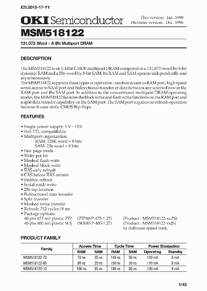 MSM518122_170457.PDF Datasheet
