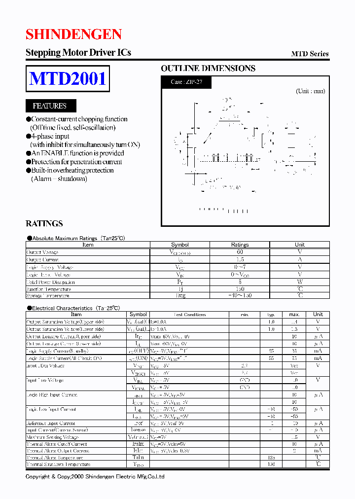 MTD2001_32992.PDF Datasheet