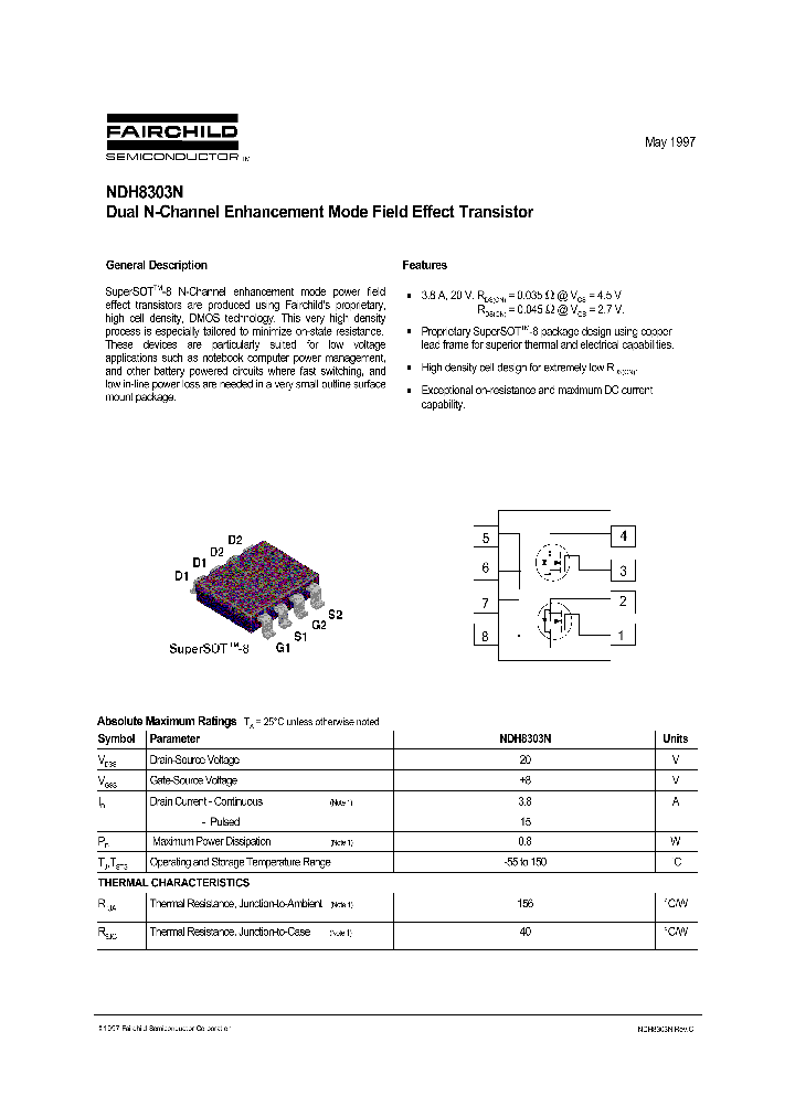 NDH8303N_123415.PDF Datasheet