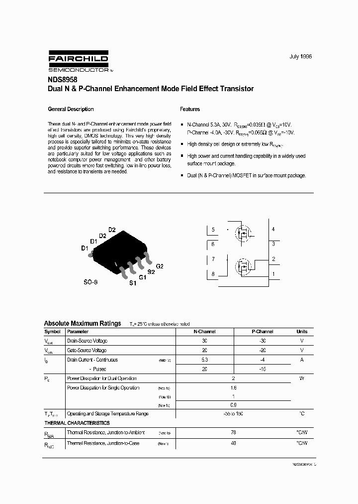 NDS8958_188901.PDF Datasheet