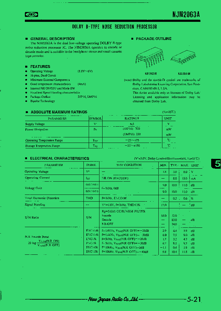 NJM2063_83955.PDF Datasheet