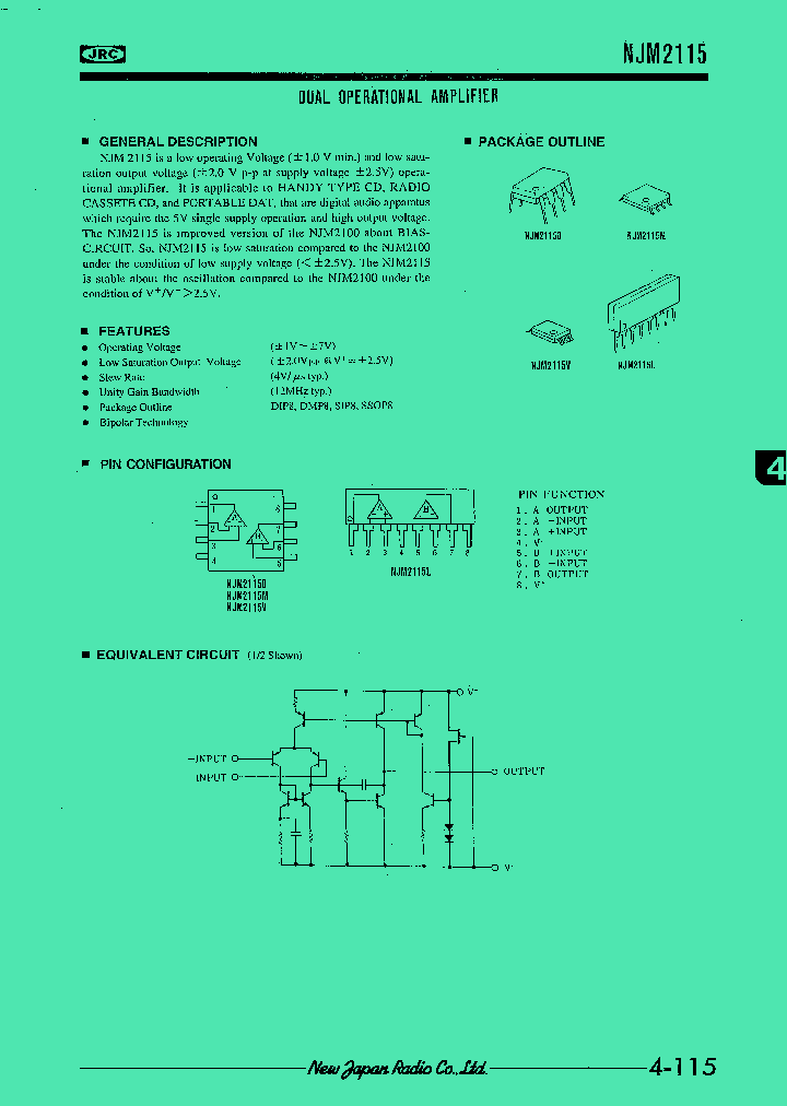 NJM2115_32687.PDF Datasheet