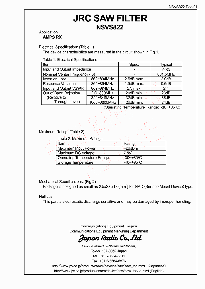 NSVS822_76742.PDF Datasheet