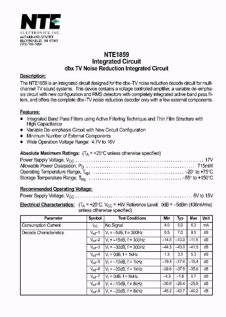 NTE1859_151459.PDF Datasheet