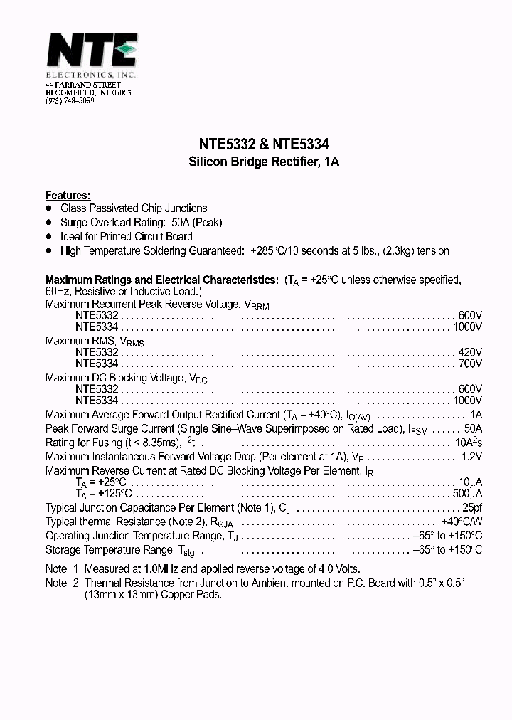 NTE5332_69991.PDF Datasheet