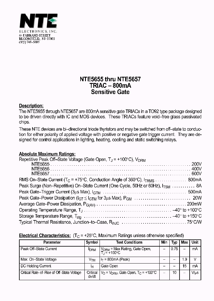 NTE5655_114345.PDF Datasheet