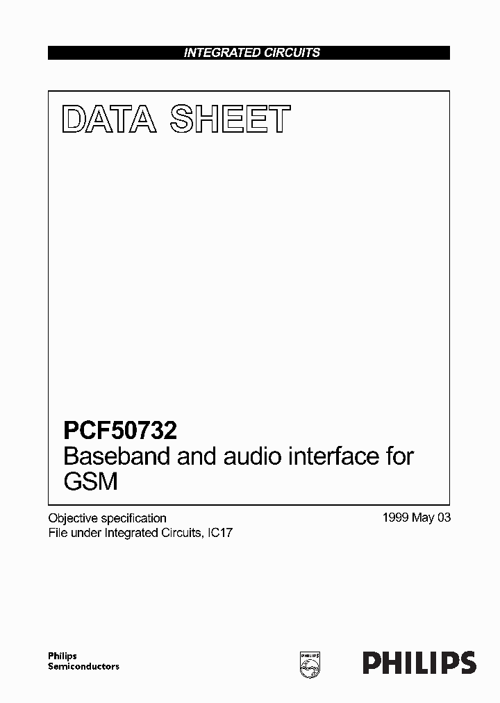 PCF50732_13140.PDF Datasheet