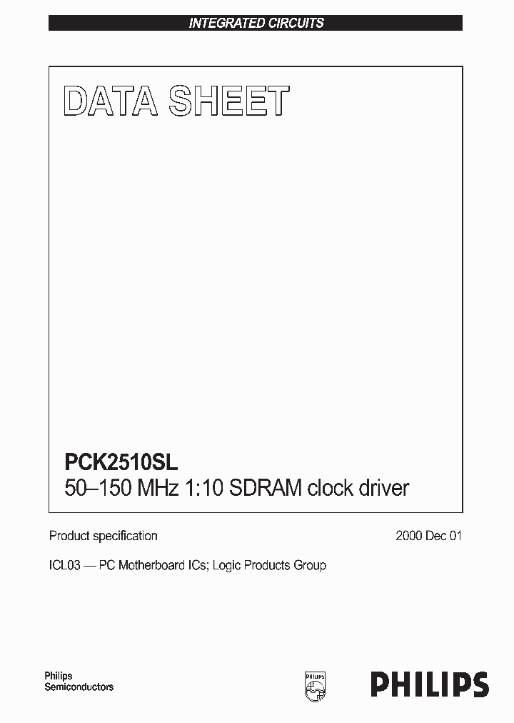 PCK2510SL_148145.PDF Datasheet