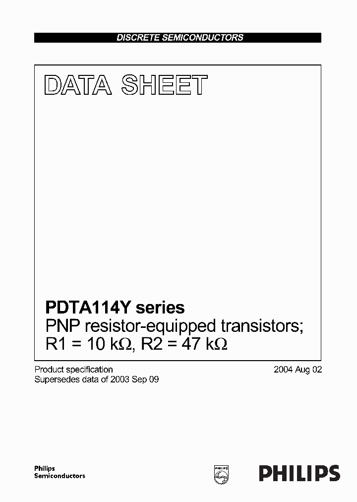 PDTA114Y_127219.PDF Datasheet