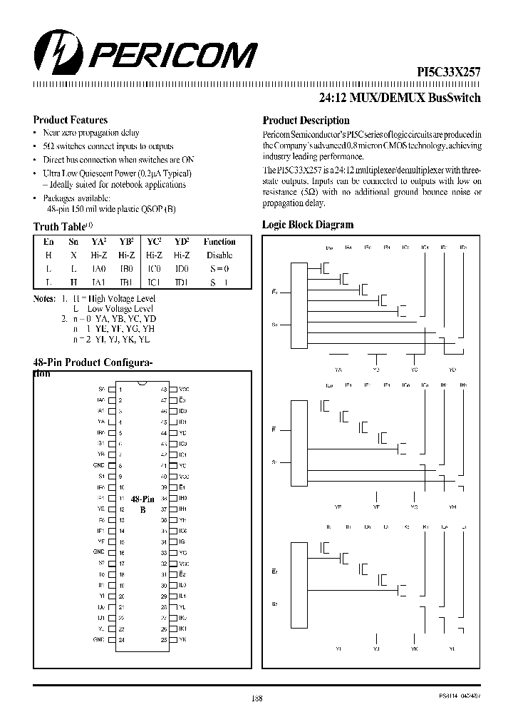 PI5C33X257_151597.PDF Datasheet