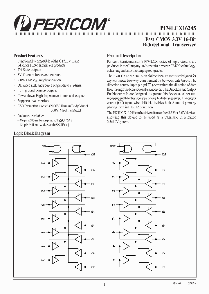 PI74LCX16245_126971.PDF Datasheet