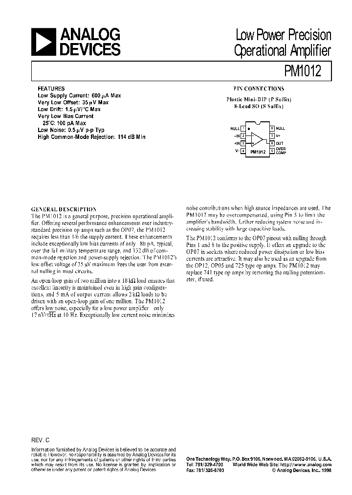 PM1012_172296.PDF Datasheet