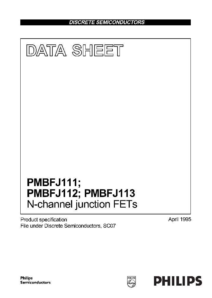 PMBFJ111_165813.PDF Datasheet