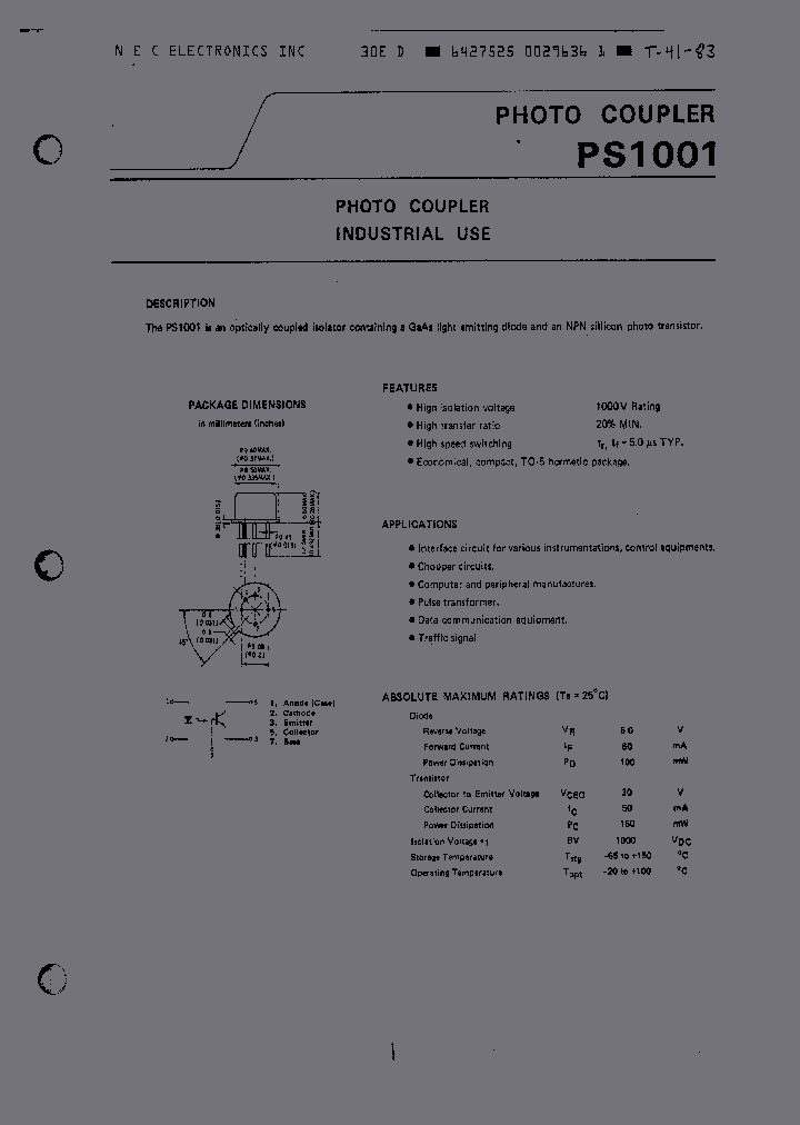 PS1001_175697.PDF Datasheet
