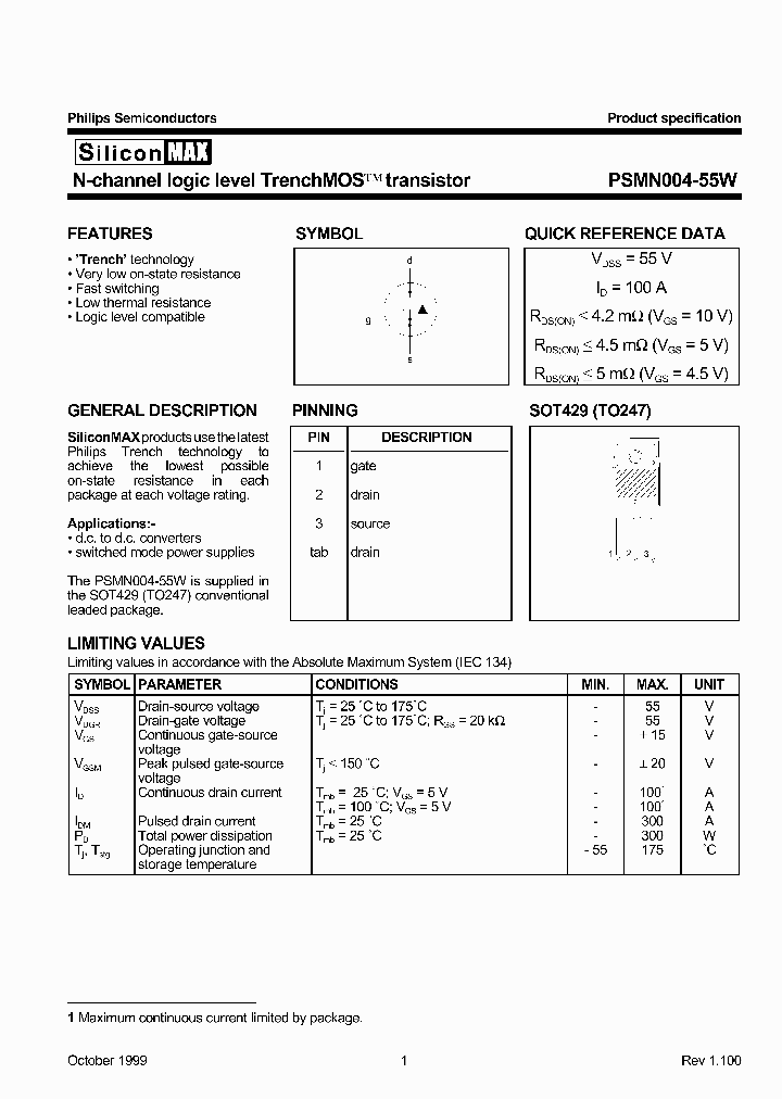 PSMN004-55W_181392.PDF Datasheet