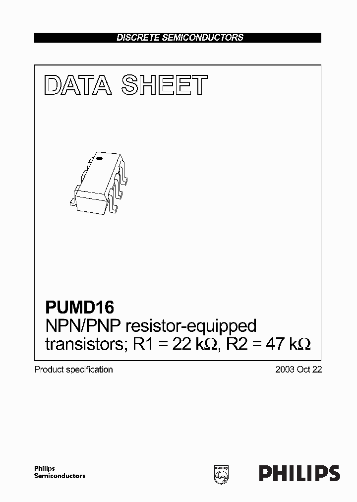 PUMD16_59326.PDF Datasheet