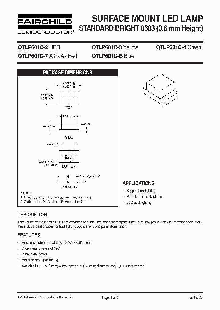 QTLP601C_4201.PDF Datasheet