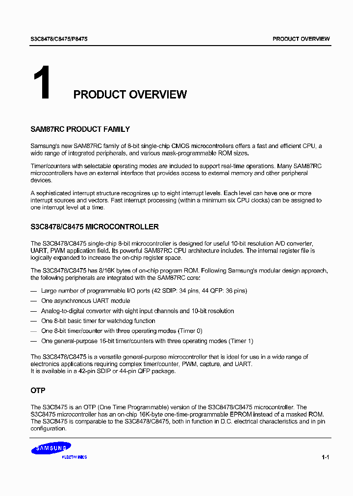 S3C8475_40156.PDF Datasheet