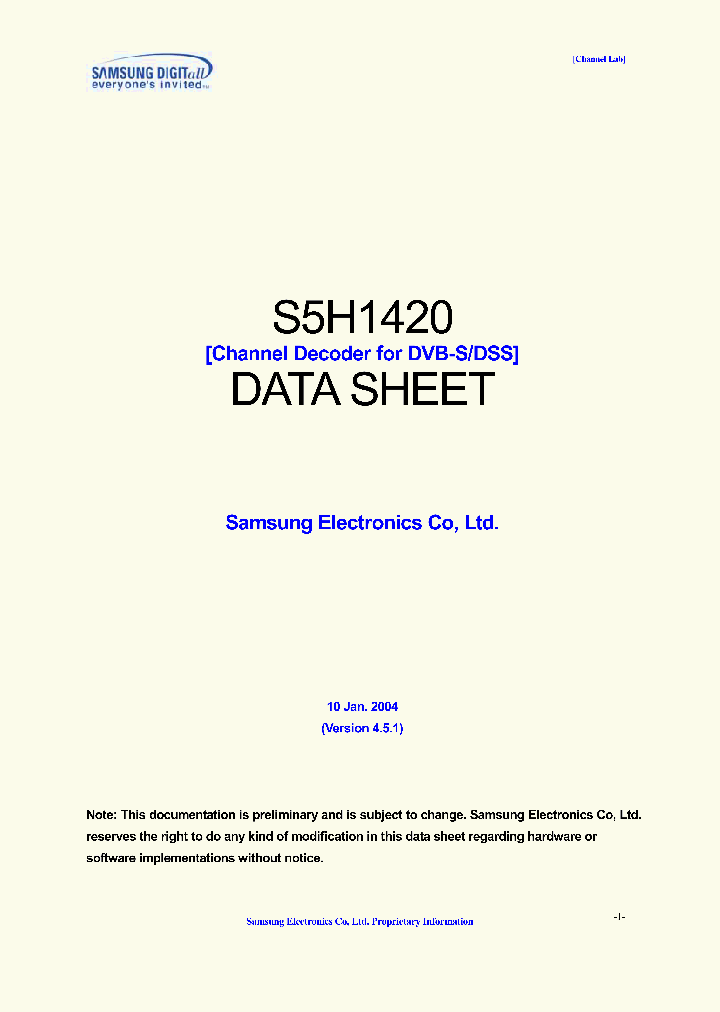 S5H1420_112322.PDF Datasheet