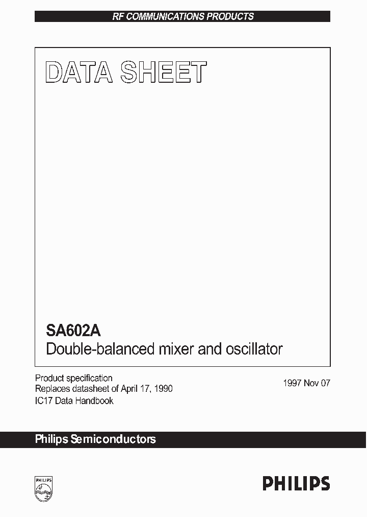 SA602A_156307.PDF Datasheet