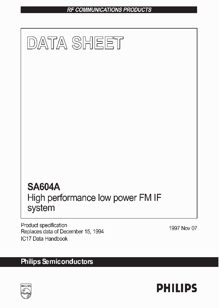 SA604A_34949.PDF Datasheet