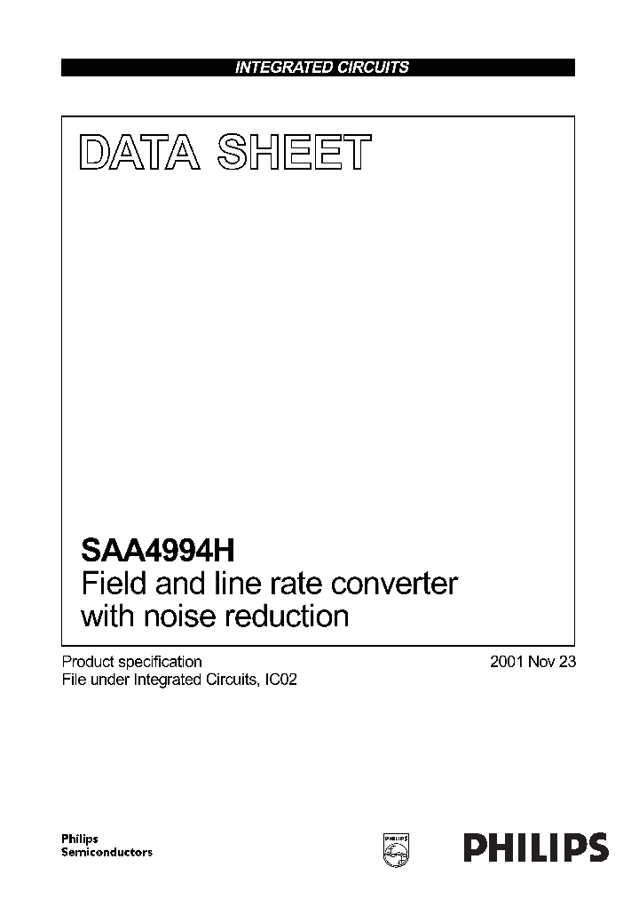 SAA4994H_152440.PDF Datasheet