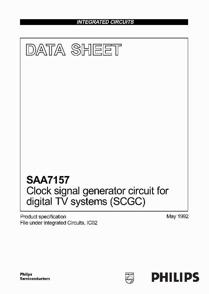 SAA7157_120338.PDF Datasheet