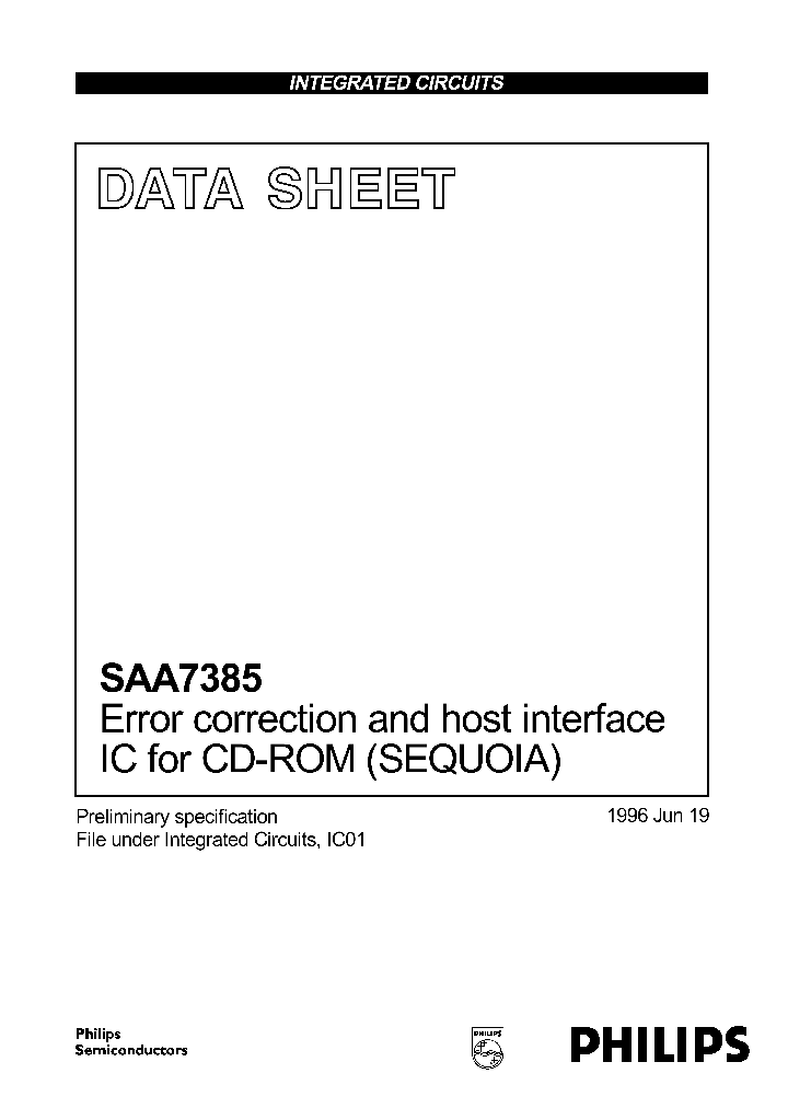 SAA7385_166896.PDF Datasheet