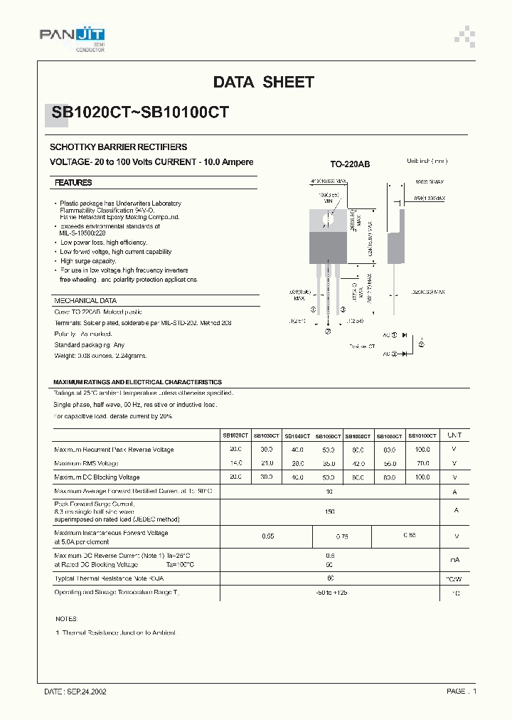 SB1080CT_194729.PDF Datasheet