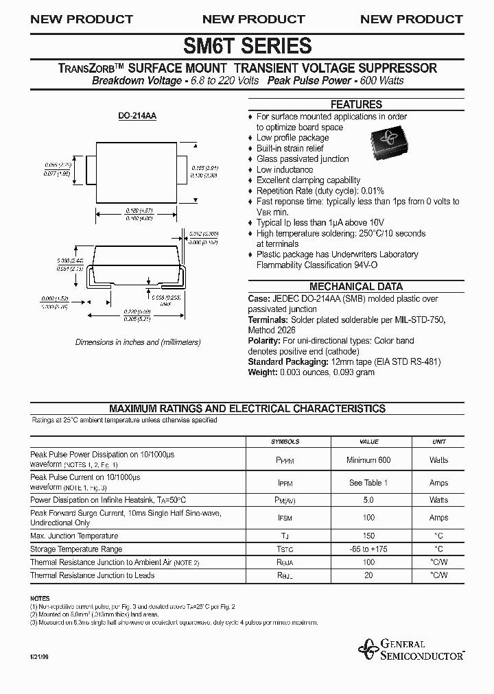 SM6T30A_87300.PDF Datasheet