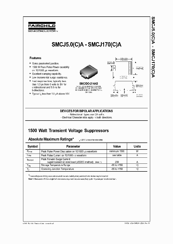 SMCJ150CA_127044.PDF Datasheet